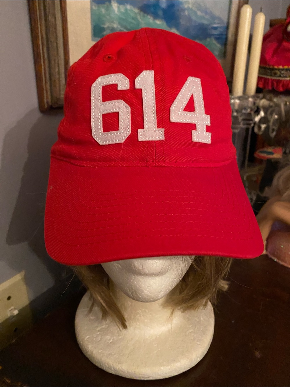 ! 614 CBUS Columbus Ohio Slouch Hat Baseball Hat One Size Cotton